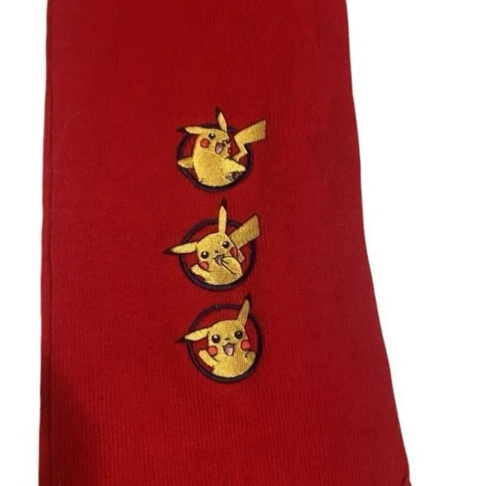 Vintage Pokémon scarves pikachu red and yellow